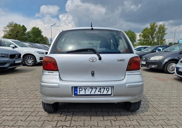 Toyota Yaris cena 6499 przebieg: 166177, rok produkcji 2003 z Daleszyce małe 137